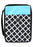 Bible Cover-Black/Turquoise-X Large