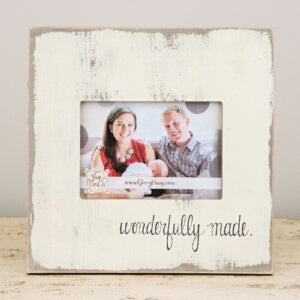 Wonderfully Made (11 x 11) (Holds 5 x 7 Phot Frame