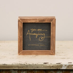 Framed Board-You Are Amazing (5 x 5)