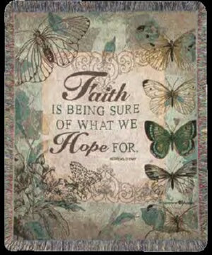 Throw-Faith (Tapestry) (50 x 60)