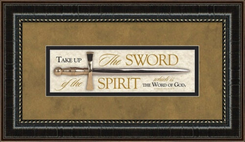 Framed Art-The Sword Of The Spirit