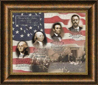 Framed Art-Patriotic Quotes (21 x 18)