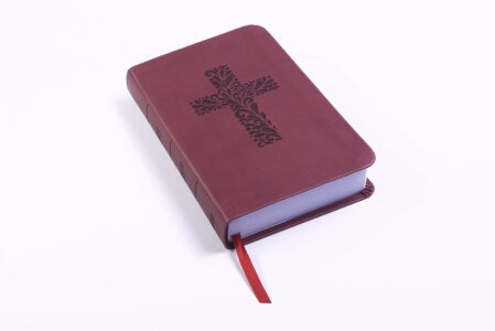 CSB Pocket Gift Bible-Burgundy LeatherTouch