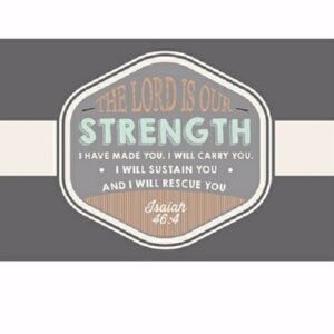 Cards-Pass It On-Our Strength (3"x2") (Pack of 25)