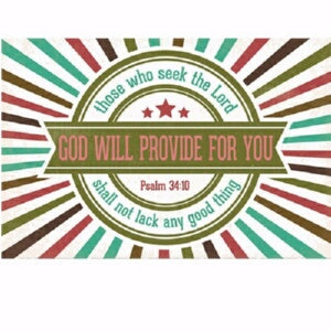 Cards-Pass It On-God Will Provide (3"x2") (Pack of