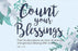 Cards-Pass It On-Count Your Blessings (3"x2") (Pac