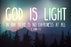 Cards-Pass It On-God Is Light (3"x2") (Pack of 25)