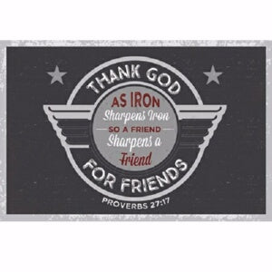 Cards-Pass It On-Thank God For Friends (3"x2") (Pa