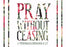 Postcard-Pray Without Ceasing (6 x 4.25) (Pack Of