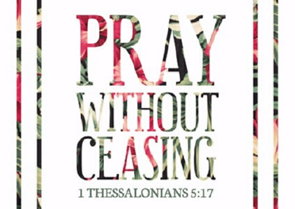 Postcard-Pray Without Ceasing (6 x 4.25) (Pack Of