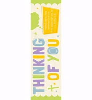 Bookmark-Thinking Of You (2 Timothy 1:3b KJV) (Pac