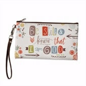 Zippered Bag-Be Still & Know/Worry Less Pray More