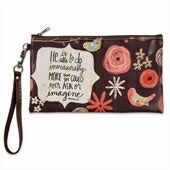 Zippered Bag-Ask Or Imagine/Be Fearless (8.5 x 5)