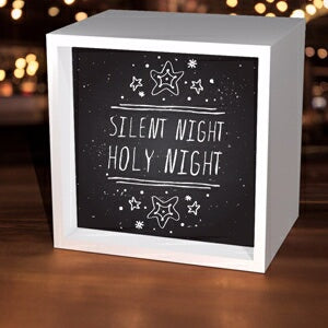 Light Box-Silent Night (5-5/8 Square)