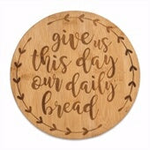 Bamboo Trivet-Daily Bread (7.5 Round)