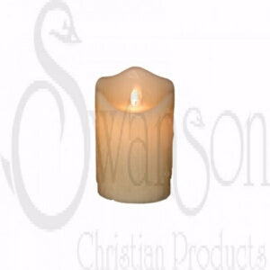 Marvelous Lights Flameless Candle Ivory Drip Wax (3" x 5")