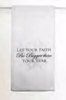 Tea Towel-Let Your Faith (16 x 28) (Set Of 6)