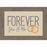 Framed Canvas-Natural-Forever You & Me (7.25 X 10.