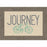 Framed Canvas-Natural-Journey (7.25 X 10.25) (Word