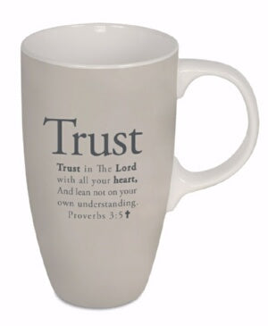 Mug-Latte-Trust (Proverbs 3:5) (17 Oz)