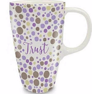 Mug-Latte-Trust-Polka Dot (17 Oz)
