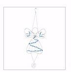 Prism Drop-Angel Motif-Blue/Violet (12.5")