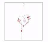 Prism Drop-Heart Motif-Red/Pink (12")