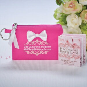 Coin Purse Keychain & Booklet-Precious And Dearly