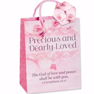 Precious And Dearly Loved (7 x 9 x 4) Gift Bag