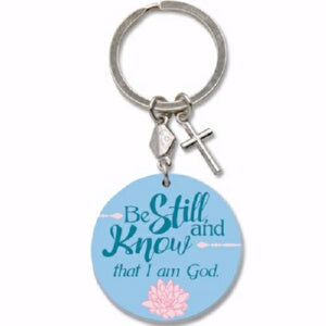 Keychain & Charm-Be Still And Know (Psalm 46:10 KJ