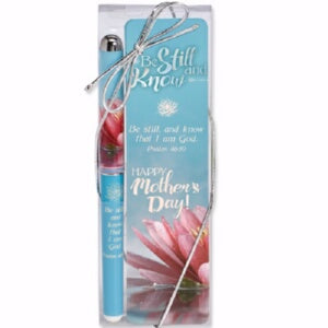 Pen & Mother's Day Bookmark Set-Be Still And Know