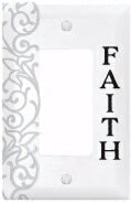 Light Switch Cover-Rocker-Faith