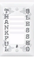 Light Switch Cover-Rocker-Thankful & Blessed