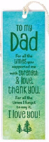 Bookmark-To My Dad-For All The Times
