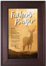 Framed Art-Words of Grace-Father's Prayer (8.5" x