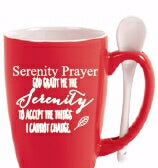 Mug-Spoon Mug-Serenity Prayer (15 Oz)