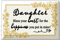 Glass Plaque-Daughter (6 x 4)