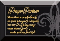 Glass Plaque-Prayer Partner (6 x 4)