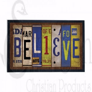 Doormat-Believe (28" x 18")