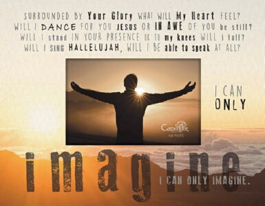 Photo Frame-I Can Only Imagine-Sunset (Holds 4 x 6