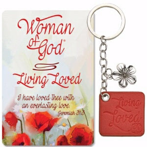 Keychain & Charm-Woman Of God/Living Loved (Jer. 3