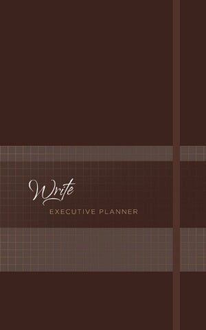 PRE-ORDER: Write Executive 2019 16-Month Weekly Planner-Nutme