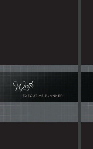 PRE-ORDER: Write Executive 2019 16-Month Weekly Planner-Onyx