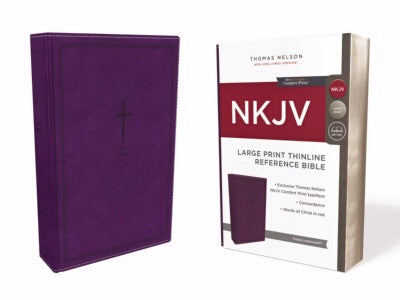 PRE-ORDER: NKJV Large Print Thinline Reference Bible (Comfort