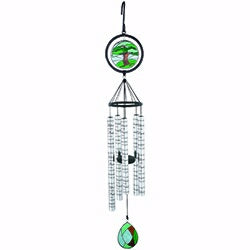 Wind Chime-Stained Glass Sonnet-Blessed Home (35")