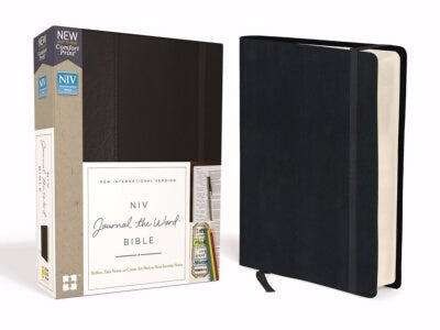PRE-ORDER: NIV Journal The Word Bible (Comfort Print)-Black H