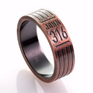 John 316 (Mens) (Sz 10) Ring