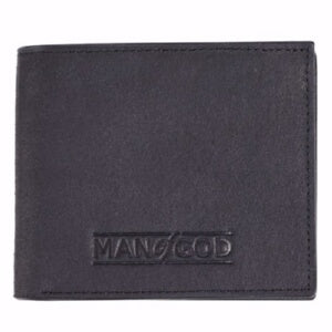 Wallet-Genuine Leather-Man Of God-Black