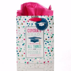 Congrats Grad! w/Tag & Tissue-Medium Gift Bag