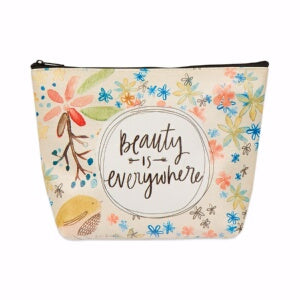 Cosmetic Bag-Beauty Is Everywhere (8 x 6)